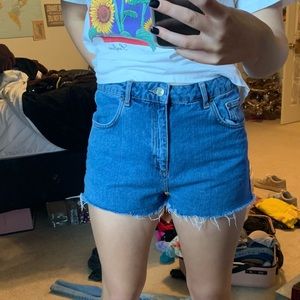 TopShop Moto Mom Jean Shorts